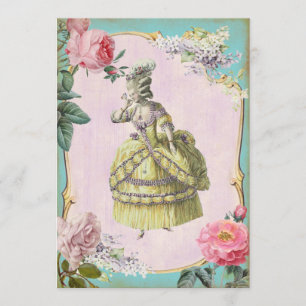 Süße Marie Antoinette - RSVP / Einladung