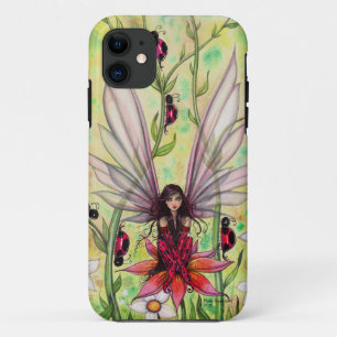 Süße Marienkäfer-Fee-Fantasy-Illustration Case-Mate iPhone Hülle