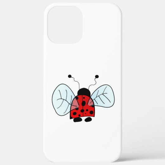 Süße Marienkäfer-Illustration Case-Mate iPhone Hülle (Rückseite)