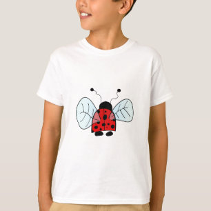Süße Marienkäfer-Illustration T-Shirt