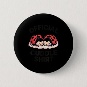 Süße Marienkäfer Liebe Kuschel Button