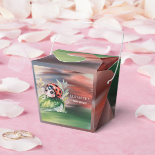 Süße Marienkäfer-Mädchen-Baby-Party Geschenkschachtel