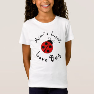 Süße Marienkäfer-Personalized Mimis Kleiner Liebes T-Shirt
