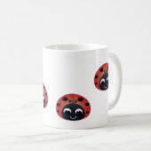 Süße Marienkäfer-Tasse Kaffeetasse (VorderseiteRechts)