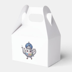Süße marokkanische Berber-Teekanne Kawaii-Aufklebe Geschenkschachtel