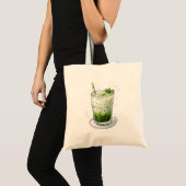 Süße Matcha-Latte-Tragetasche Tragetasche (Vorderseite (Produkt))