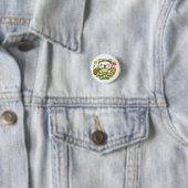 Süße Matcha-Liebhaber-Katze Button (Beispiel)