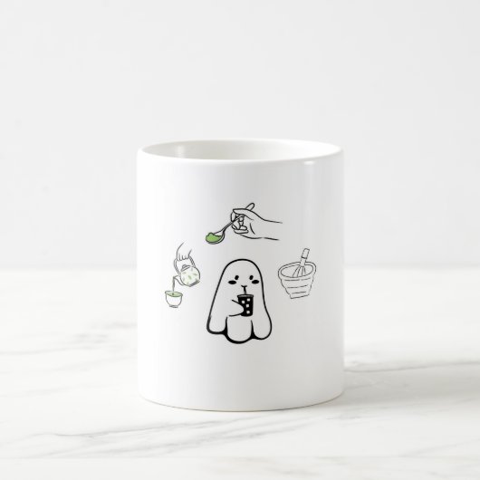 Süße Matcha-Tasse Kaffeetasse (Mittel)
