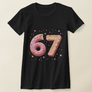 Süße Mathe-Donut-Bruchzahl Zurück zur Schule 67  T-Shirt