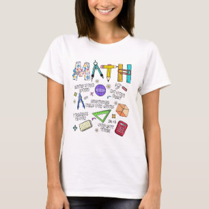 Süße Mathe-Lehrerin Schüler Zurück zur Schule Math T-Shirt