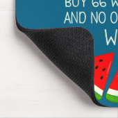 Süße Mathe-Wassermelonen-Rechenwitz-Lehrerin Mousepad (Ecke)