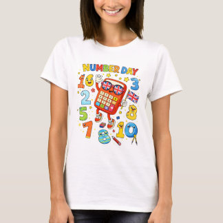 Süße Mathe-Zahlen Rechner Zahl Tag T-ShirtUK T-Shirt
