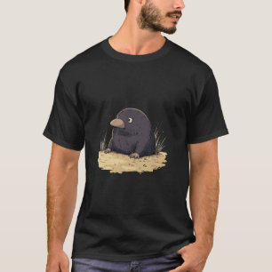 Süße Maulwurfs-Gesichtskostüm für Graber und Maulw T-Shirt