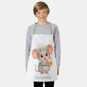Süße Maus Bäcker Personalisieren Schürze (Getragen)