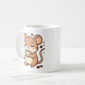Süße-Maus-Kaffeetasse-Geschenk Kaffeetasse (Vorderseite Links)