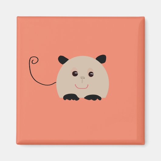 Süße Maus Magnet Illustriert (Vorne)