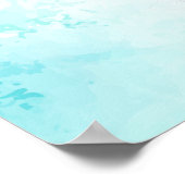 Süße Maus Stylischer Strand Poster (Ecke)