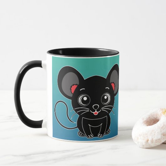 Süße Maus Tasse (Mit Donut)