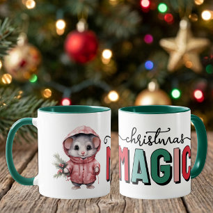 Süße Maus Weihnachtszauber Tasse
