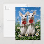 süße Mäuse Postkarte (Vorne/Hinten)