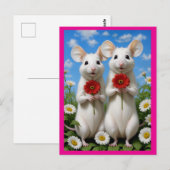süsse Mäuse Postkarte (Vorne/Hinten)