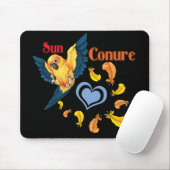 Süsse-Mausunterlage Sun Conure Mousepad (Mit Mouse)