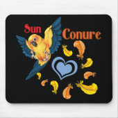 Süsse-Mausunterlage Sun Conure Mousepad (Vorne)