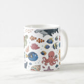 Süße Meeresbewohner Kaffeetasse (VorderseiteRechts)