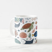 Süße Meeresbewohner Kaffeetasse (Vorderseite Links)