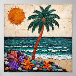 Süße Meereslandschaft Poster