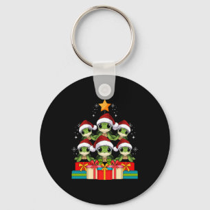 Süße Meeresschildkröte Le Ozean Weihnachtsbaum Xma Schlüsselanhänger