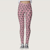 Süße Meeresschildkröte rosa Leggings (Vorderseite)