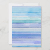 Süße Meerjungfrau Baby Mädchen Dusche Unter dem Me Einladung (Rückseite)