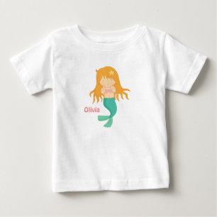 Süße Meerjungfrau für Baby Mädchen T-shirt