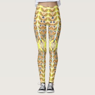 Süße mehrfarbige trendige "Ratti_Creative_Arts"  Leggings
