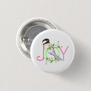Süße Meise "Freude" Button
