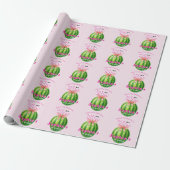Süße Melone Erste Geburtstagsfeier Geschenkpapier (Ungerollt)