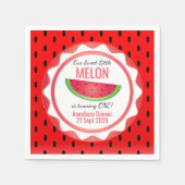 Süße Melonen Geburtstag Serviette (Vorderseite)