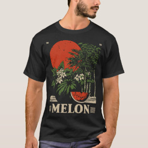 Süße Melonen Sommer Frucht Vintage Design T-Shirt