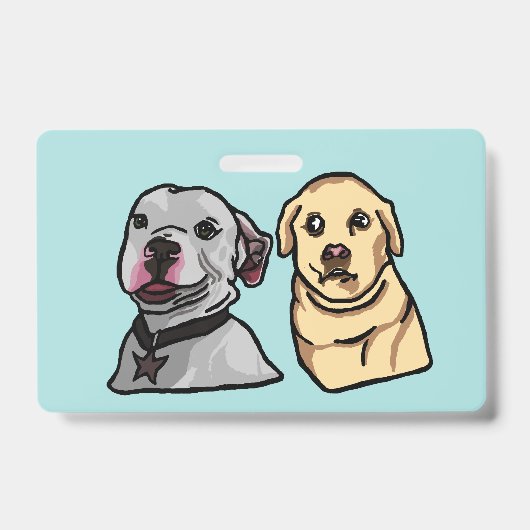 Süße Meme-Hunde Ausweis (Vorderseite)