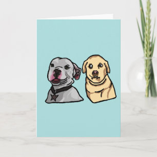 Süße Meme-Hunde Karte