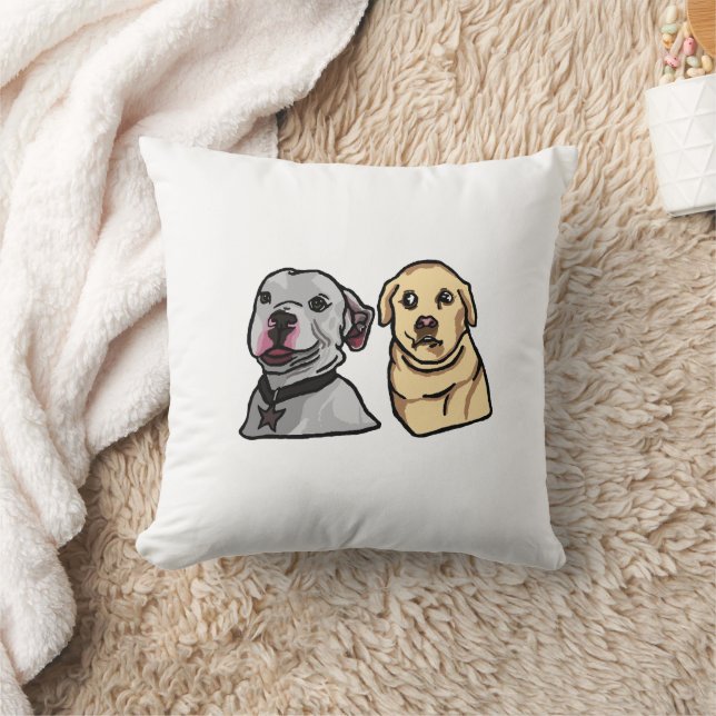 Süße Meme-Hunde Kissen (Decke)