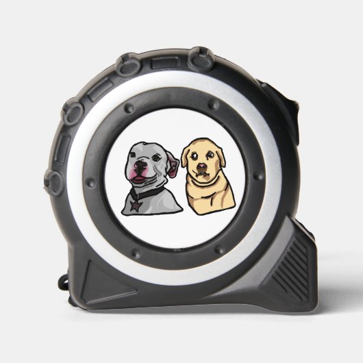 Süße Meme-Hunde Maßband (Vorderseite)