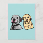 Süße Meme-Hunde Postkarte (Vorderseite)