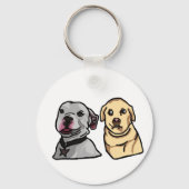 Süße Meme-Hunde Schlüsselanhänger (Vorderseite)