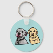 Süße Meme-Hunde Schlüsselanhänger (Vorderseite)