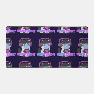 Süße Meow Gamer Katze - Kawaii Gaming Kitten Schreibtischunterlage