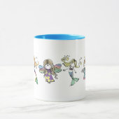 Süsse Mermaid Fairy and Angel Tasse (Zentrum)