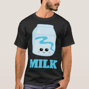 Süße Milch Paare Halloween Kostüm Spät Faul Einfac T-Shirt
