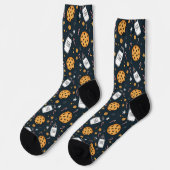 Süße Milch-und-Kekse-Socken Socken (Linkes Detail)
